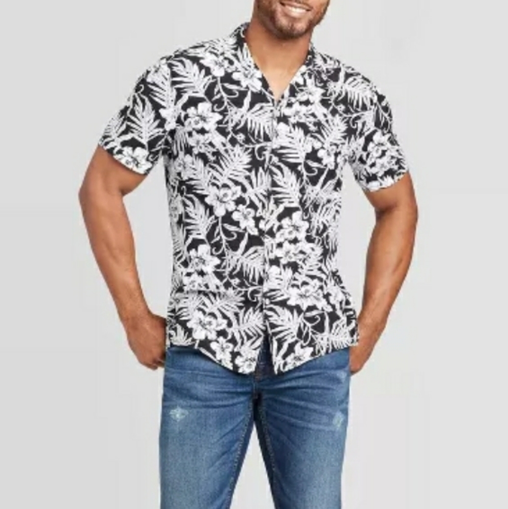 Falls Creek Poplin Print Shirt - Picture 3 of 7